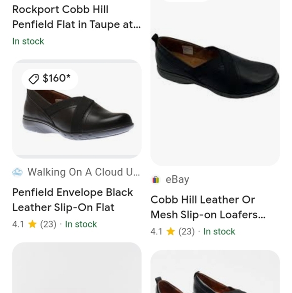 New!! Cobb Hill CH Penfield envl black slip ons - Picture 10 of 10